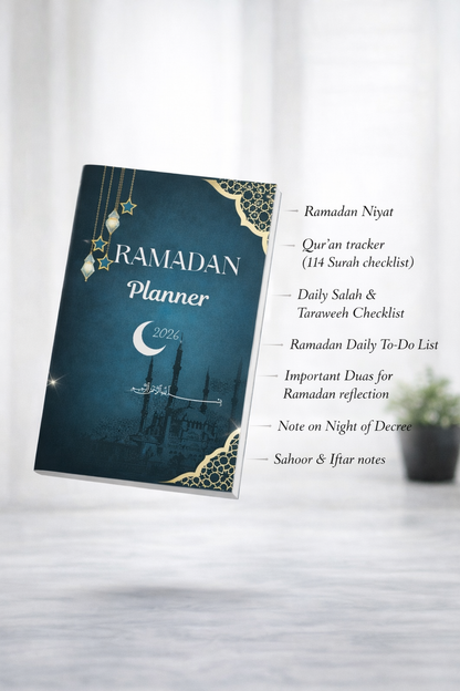 Ramadan Planner 2026  (Simple English)