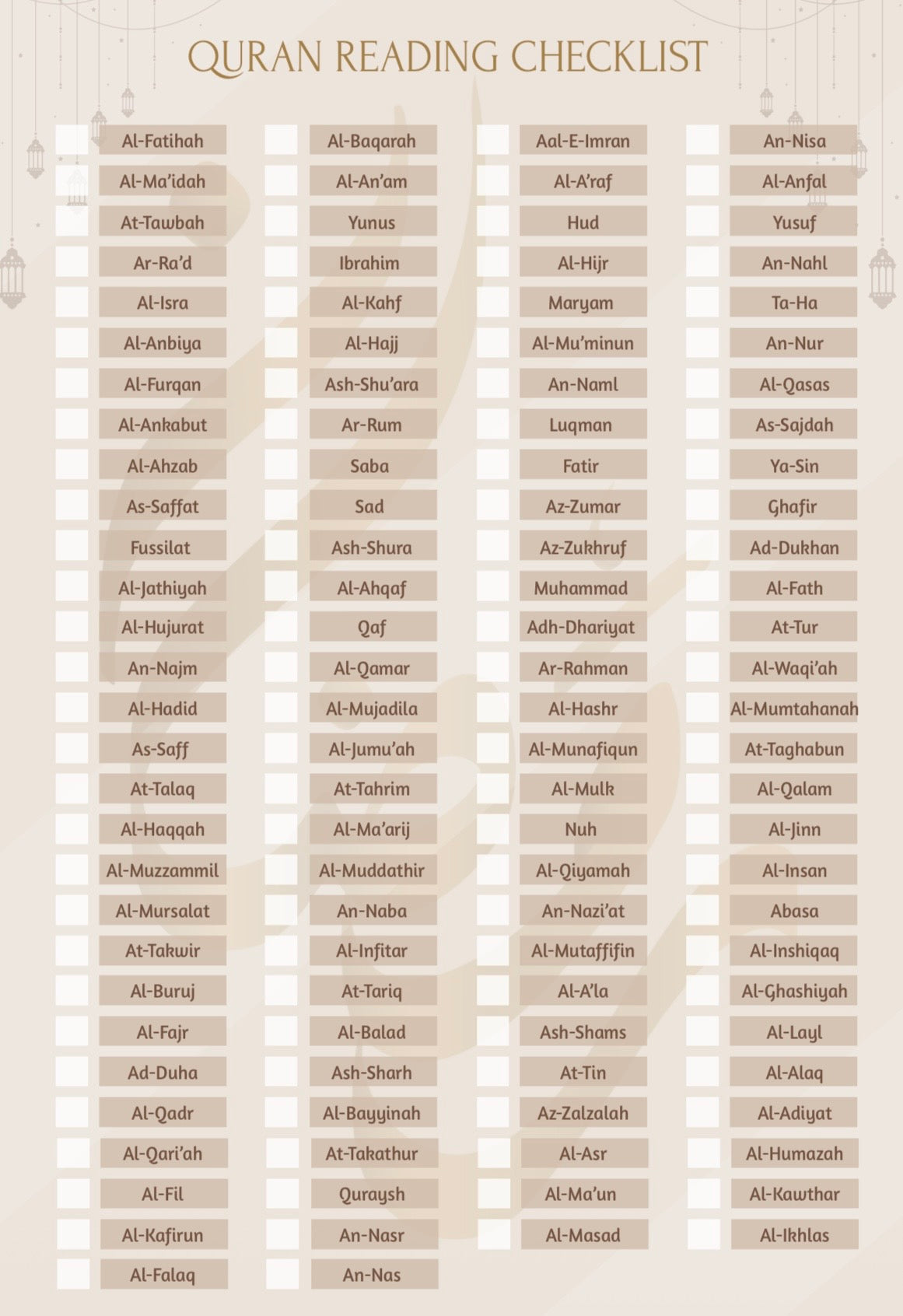 Ramadan Planner 2026  (Simple English)